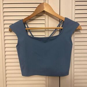 Wild-fable Women's Blue Crop-top